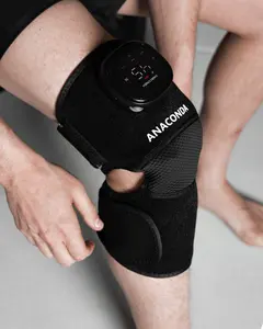 Anaconda Knee Recovery Pro 3-in-1 Compression Brace for Active Recovery with Heat Therapy Massage & Air Compression for Pain Relief and Improved Blood Flow