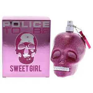 Police To Be Sweet Girl Fragrance For Woman, 4.2 Oz EDP Spray,Gourmand Accords - Housed In A Pretty, Punk Bottle - Mingles Tart-Sweet Fruits And Fresh Florals With Woody Notes - 4.2 Oz EDP Spray Women's Specialized