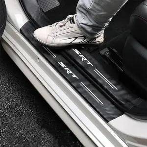 Car Door Sill Protector, Car Door Sill Sticker, Anti-Scratch Car Door Sill Sticker, Car Exterior Accessories for Dodge SRT Logo Decoration