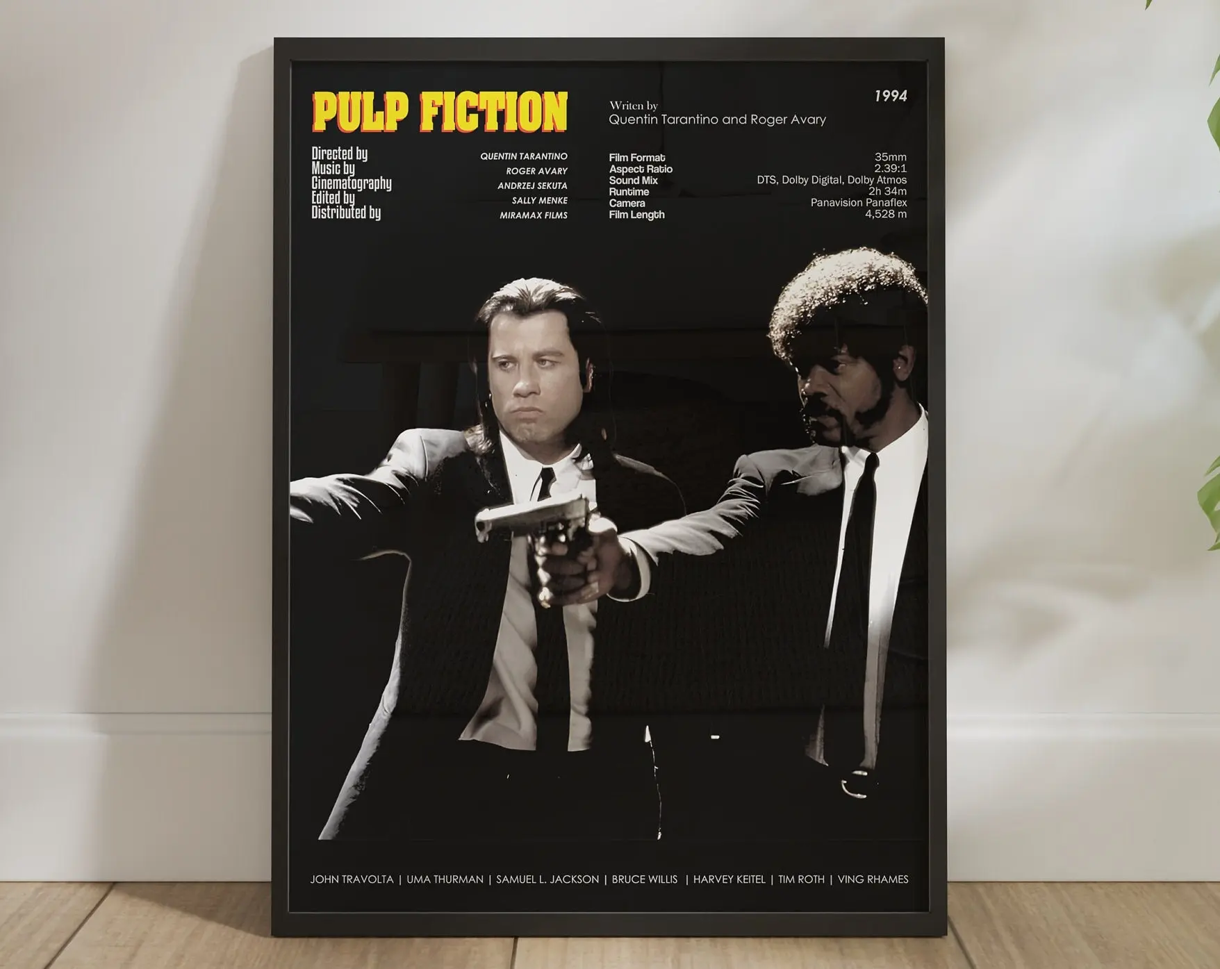 Pulp Fiction , 12x18 16x24 24x36inch", FHD Wall Decor Wall Hangings, Wall Art, Museum Poster, Exhibition, Digital Download, Pop Art Print, Digital Print