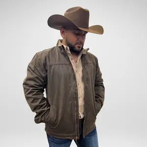 Men's Pulse Wax Coated Jacket - Brown