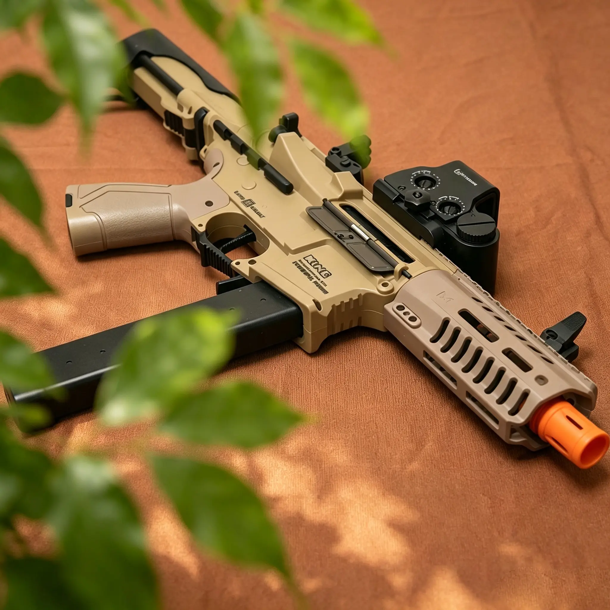 Tactical Nylon Foam Dart Toy Blaster, Equipped With Optical Sight & Extended Ammo Clip, Ideal For Backyard Outdoor Activity, Cosplay Props, Hobby Collecting For Teen Fans