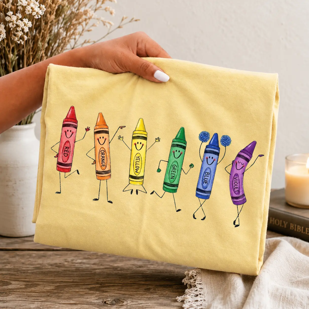 Funny Teacher Life Comfort Colors Shirt Happy Doodle Back To School Gift Preschool Teacher School Supplies Shirt Crayon Pencil Tee