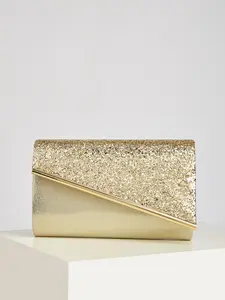 Shiny Glitter Chain Evening Bag, Envelope Clutch Makeup Bag, Perfect for Weddings, Parties, Teen Girls, Students, Office, Travel