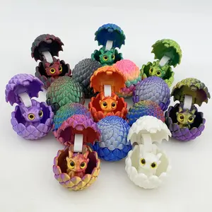 Mini Dragon Egg Set with Realistic Design, Perfect Easter Basket Filler & Decorative Element for Home Office Use, Magical