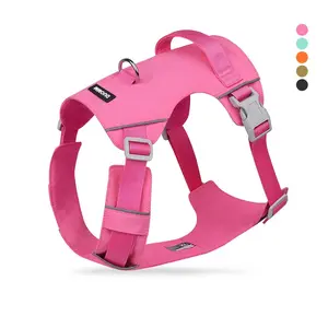 Lightweight Dog Chest and Back, Waterproof Vest Style Dog Walking Harness, Breathable Outdoor Pet Traction Harness for Large Dogs, Pet Supplies