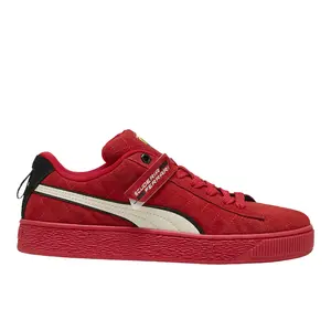 PUMA Mens Scuderia Ferrari Suede Xl Hero Lace Up Sneakers Shoes Casual - Red