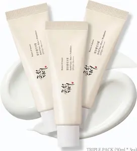 Beauty of Joseon Relief Sun Sunscreen Cream, Rice + Probiotics Formula, SPF 50+, All Skin Types, Multi-Pack, Best-Selling Option with 5 Units Sold Per Second
