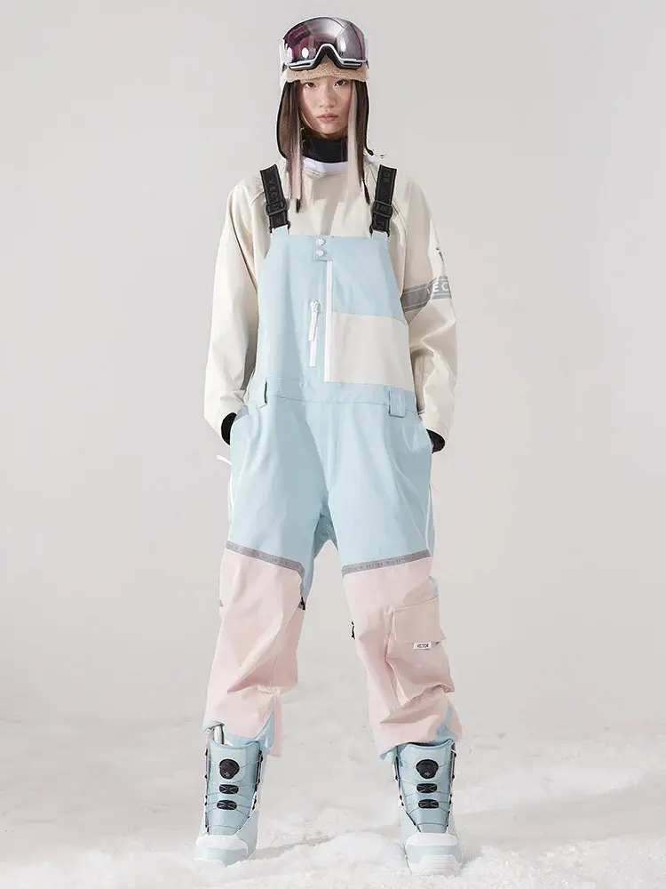 Women's Glow 2L Snow Bib Pants for Skiing Snowboarding