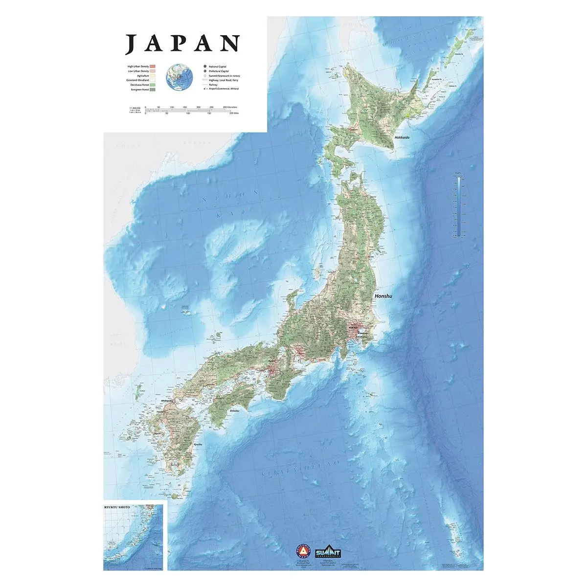 Japan Wall Map