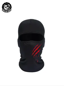 Balaclava Mask, 2 Counts Breathable Headwear for Riding and Outdoor Sport, Fashion Printing Ski Mask, Breathable Face Cover, Motorcycle Mask, Sports & Outdoor Clothing Accessories