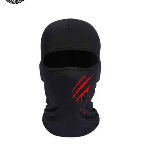 Balaclava Mask, 2 Counts Breathable Headwear for Riding and Outdoor Sport, Fashion Printing Ski Mask, Breathable Face Cover, Face Covering, Motorcycle Mask, Sports & Outdoor Clothing Accessories