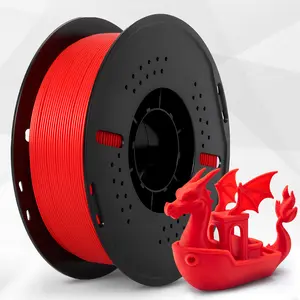 Epelay PLA+ 3D Printer Filament 1kg Spool-Strong SmoothNo Clog Easy Print Material in Black White Red Gray & Bluefor DlY Projects & Models