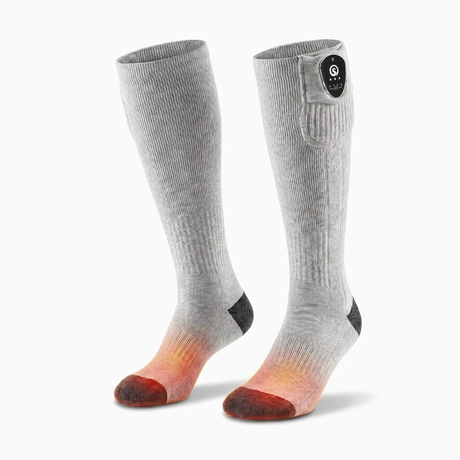 Bluetooth Heated Socks for Men Women, Rechargeable Winter Warm Socks for Family Emergency Kit, Cold Weather, Power Outage, Outdoor Work,   Running  Skiing & Travel active