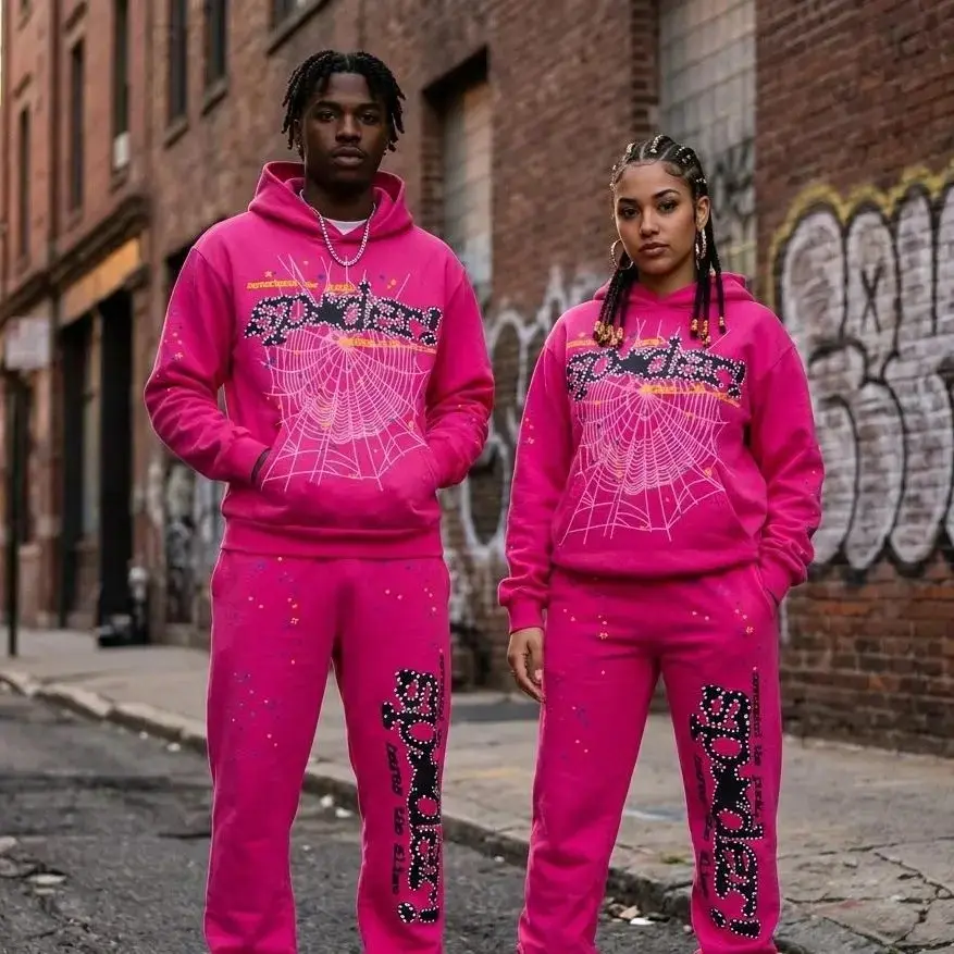 3D Printed Hip Hop Spider Hoodie – Y2K Tracksuit Pullover Sweatshirt for Women & Men, Matching Couple Hoodie, Streetwear