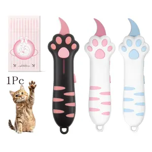 2026 New Extendable Cat Claw Knife, Cute Cat Shape Unboxer, Portable Pet Lover Tool, Multi-Functional Utility Knife for Boxes and Seals