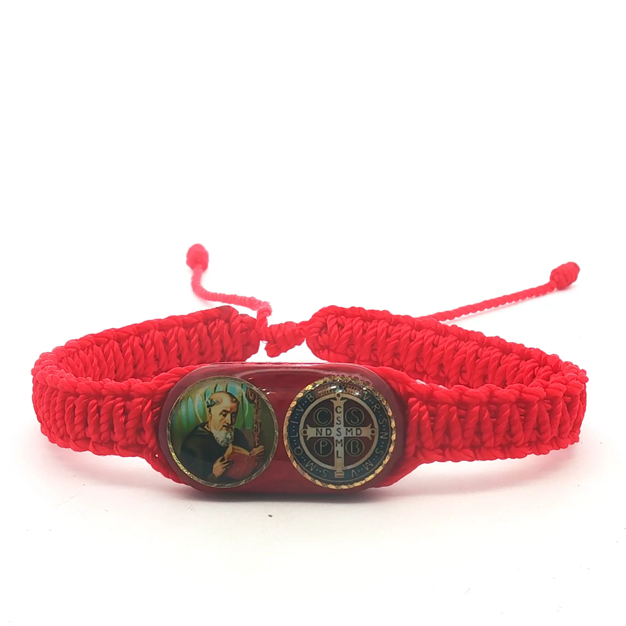 St Benedict Red Handmade Bracelet