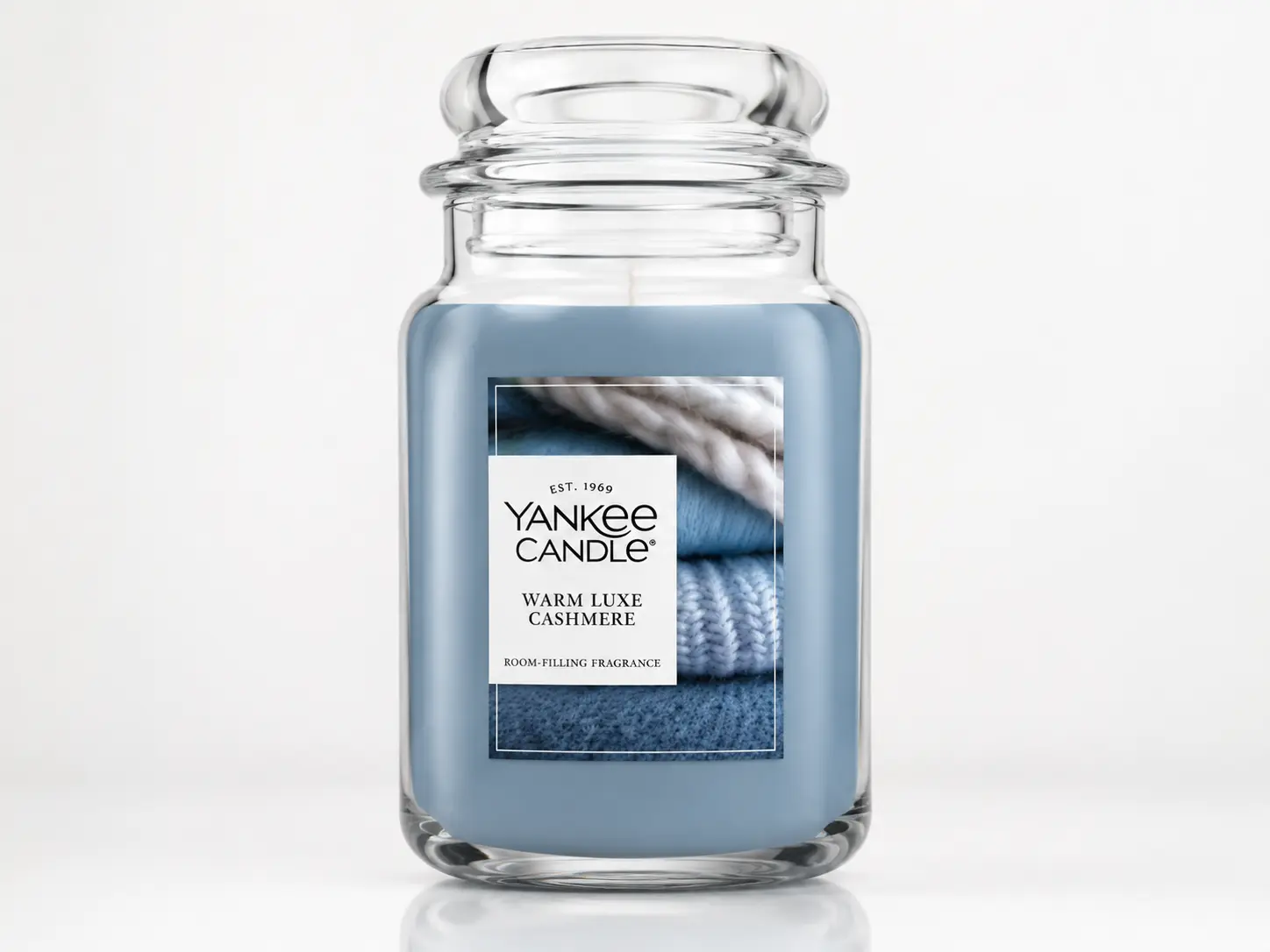 Yankee Candle Warm Luxe Cashmere Scented Classic 22oz Large Jar Fragrance  Aroma Decor Perfume Decoration
