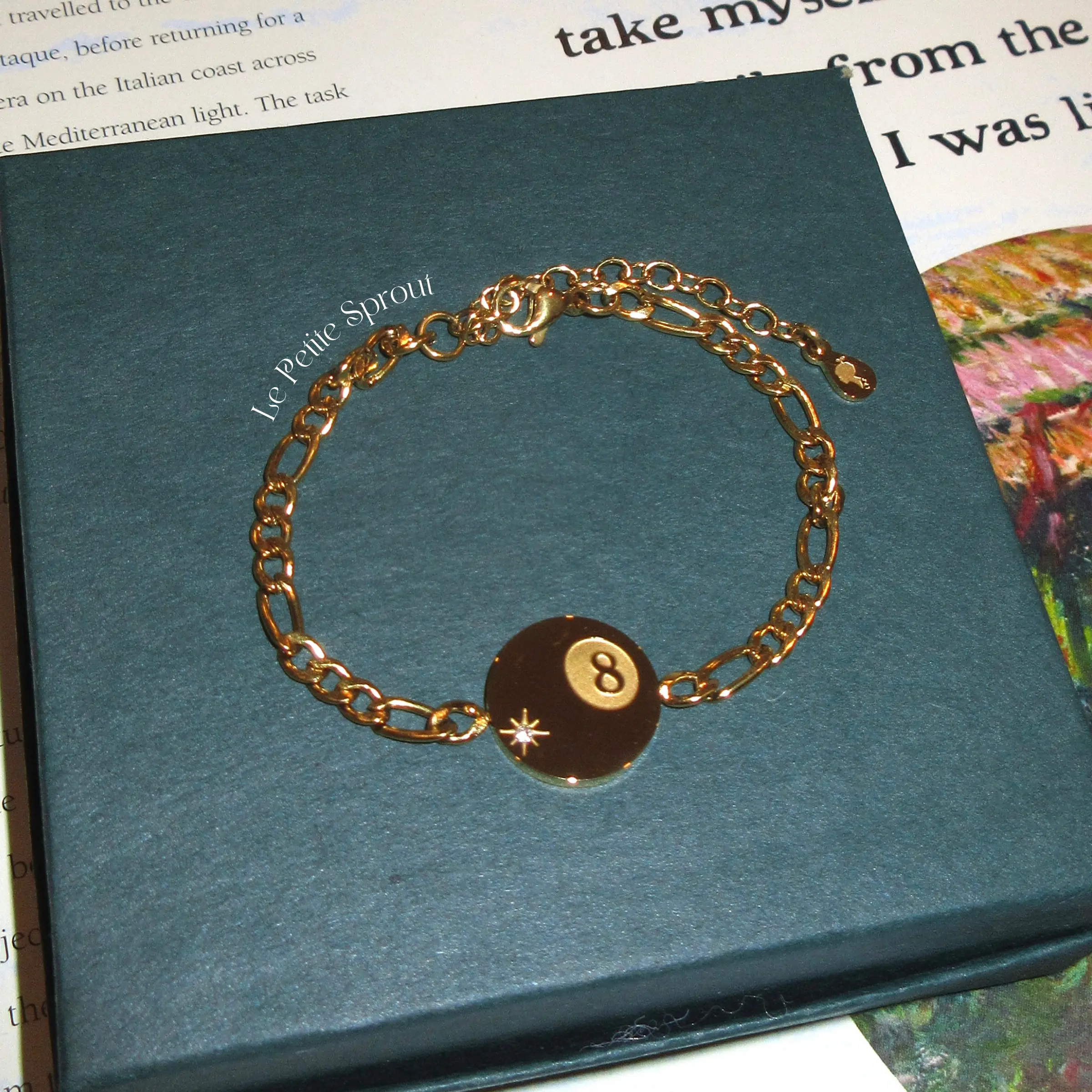 8 Ball Double-Sided Bracelet