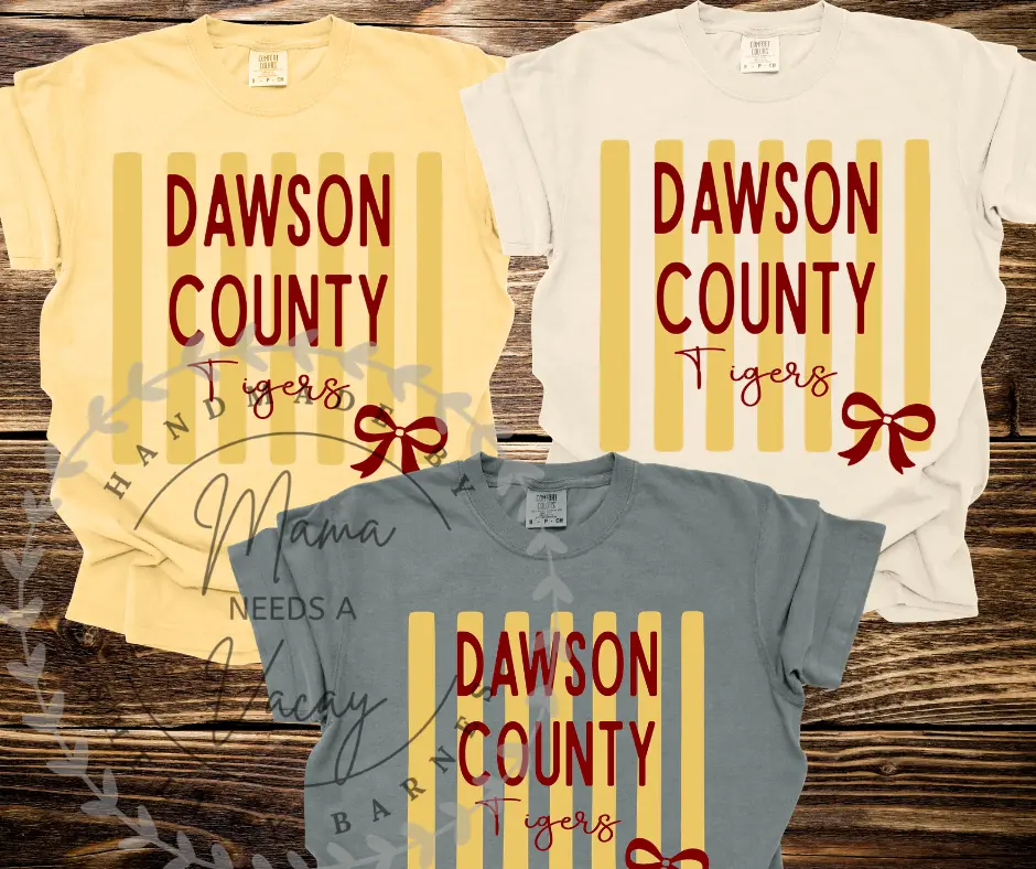 Dawson County Vertical Stripes