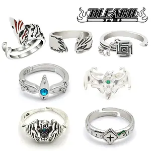 Anime merchandise: Bleach Grimmjow, Toushirou, Akanoin, Bussokamaru, Ulchiola ring and bracelet