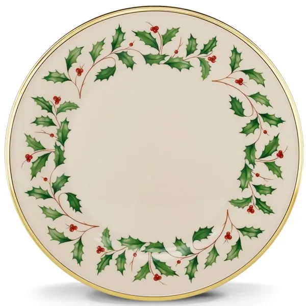Lenox 146504000 Holiday Dinner Plate, 10.5 in, Dishwasher Safe Tableware for Holiday Meals