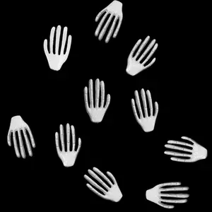 Skeleton Hand Nail Charms 10pc | Halloween Nail Decorations | 3D Spooky Nail Accessories