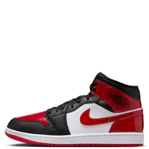 Men's Jordan 1 Mid SE Black/Varsity Red-White (HV4091 006)