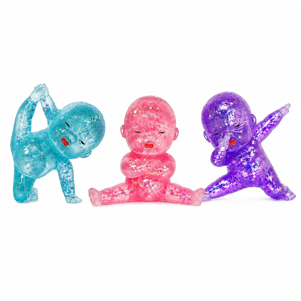 Jumbo Baby Squishy Toy, Ultra Soft Slow Rising Stretchy Sensory Stress Relief Toy, Cute ASMR Fidget Squeeze Toy for Home, Office & Travel