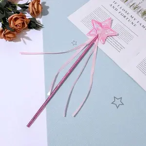 Princess Magic Wand Set, Shiny Star Fairy Wands, Party Gift, Ideal for Easter, Birthday, Wedding, Anniversary, Theme Party Props, Role Play, Celebrations