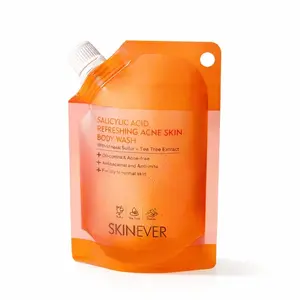 SKINLYY Salicylic Acid Body Wash 200ml – Acne & KP Treatment, Oil Control, Gluten-Free Gentle Daily Cleanser