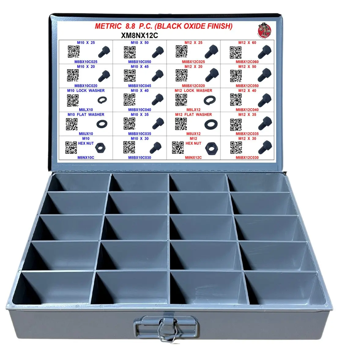 XM8NX12C METRIC BOLTS M10 M12