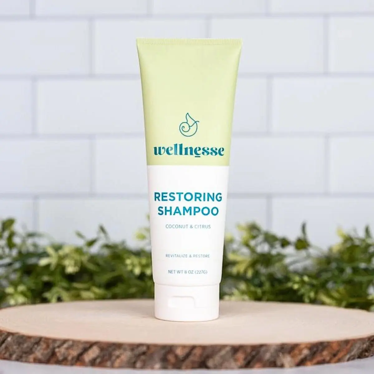 Wellnesse | Restoring Shampoo - Coconut & Citrus Formula, 100g, Haircare Cleanser for Comfort and Cleansing