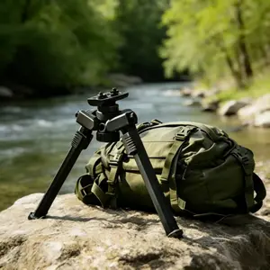 360 degrees Rotatable Adjustable Stand 0.69 Ib Non-Slip Holder for Outdoor Gear Camping  Nylon Aluminum Alloy Lightweight Portable