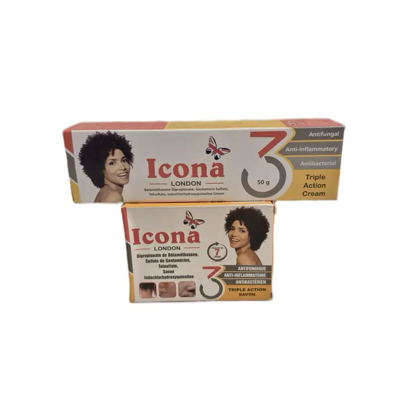 Set Icona cream and soap for body and face moisturizer cosmetics
