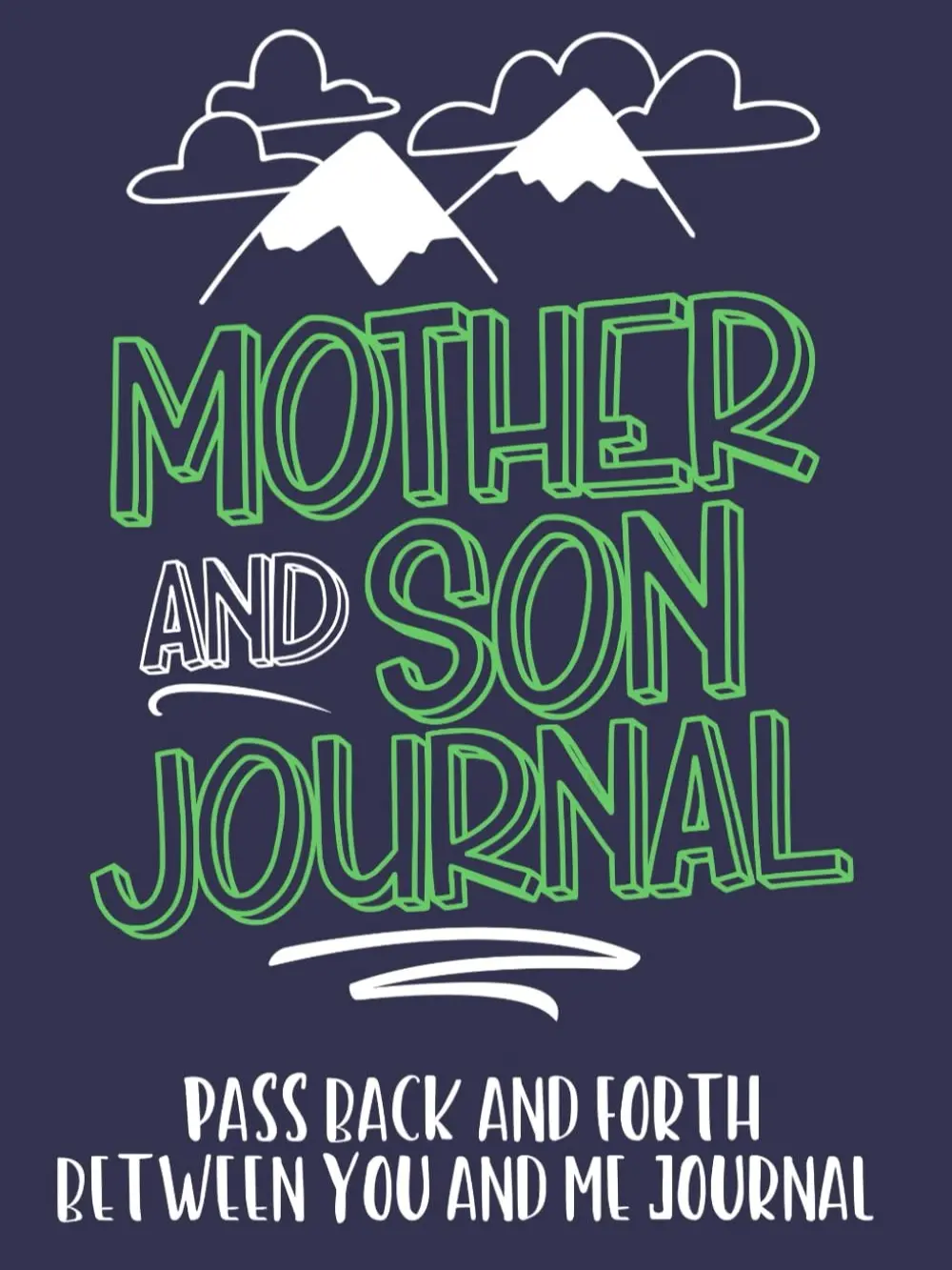Moms & Sons Undated Bonding Journaling Notebook - Office Stationery Connecting Tool with Playful Prompts, Answer Fun Questions, Create Stories, Build a Bond, Mother's Day Gifts for Mom for Teenage Boys