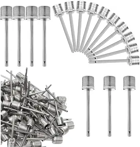 Air Pump ,50Pcs  Dual-Port Basketball Inflation ,Inflate Pump  Adaptor for Football Soccer Ball Volleyball Rugby Balls