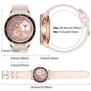 Smart Watch for Women & Men, Built-In Headphones, 1.39" Full Touch Wireless Calls, Fitness Tracker with 100+ Sports Modes, Sleek Smartwatch, Smart Watch for Android Phones