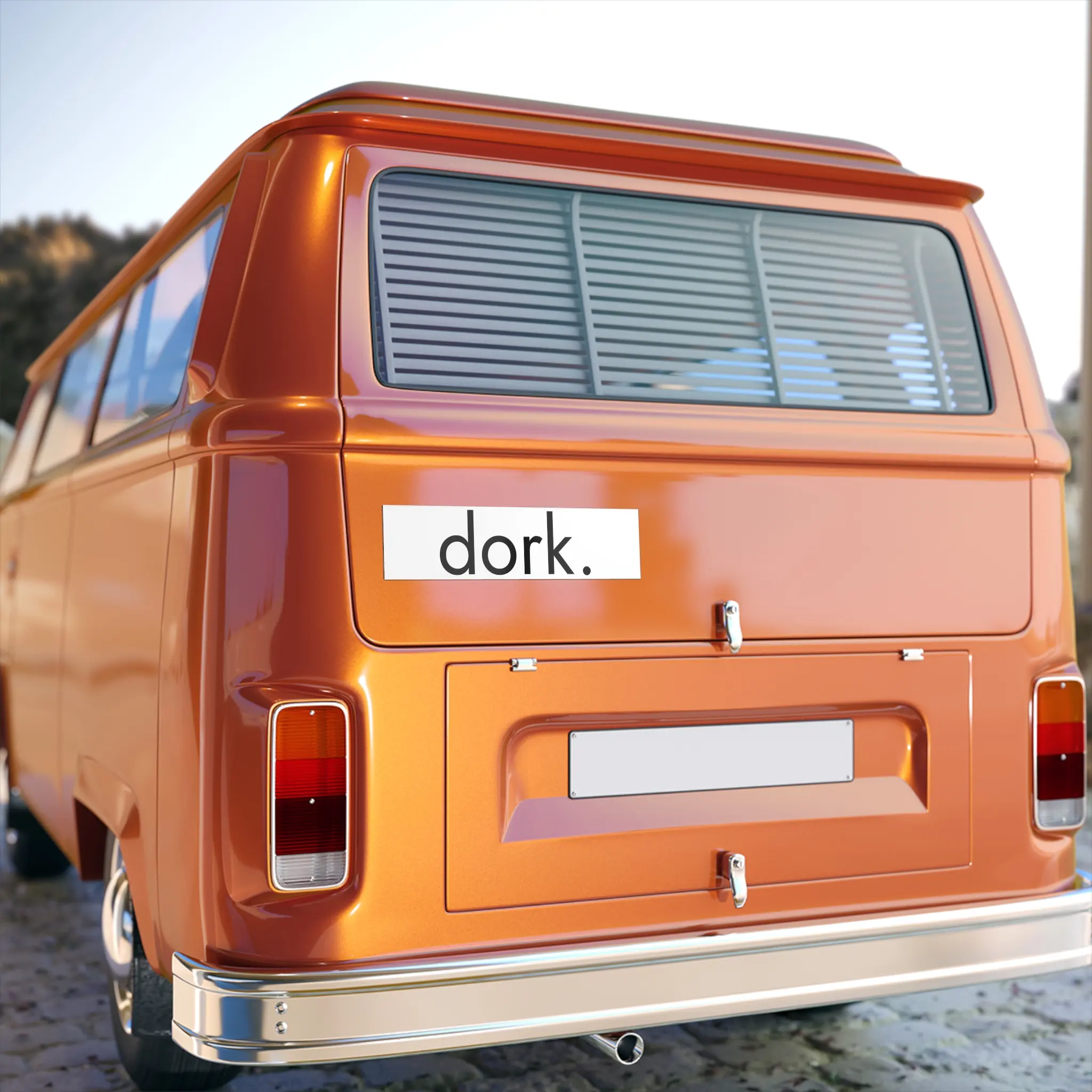 dork. sticker | kiss-cut vinyl sticker, laptop decal