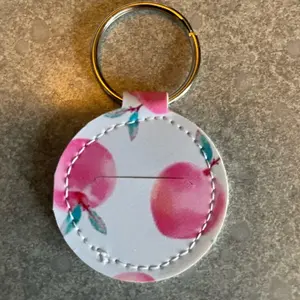 Faux Leather Quarter Holder Key Ring for Aldi Shoppers - Costume Jewelry & Accessories