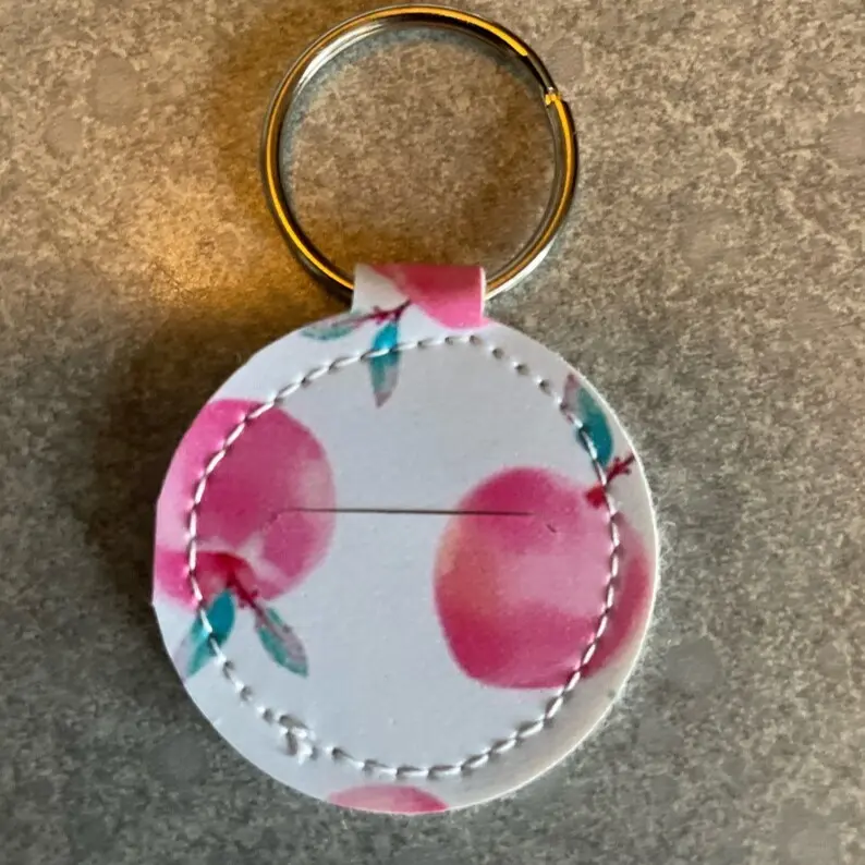 Faux Leather Quarter Holder Key Ring for Aldi Shoppers - Costume Jewelry & Accessories