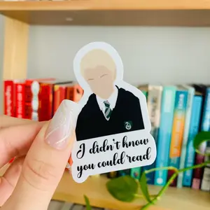 I didn't know you could read" Sticker l Book lover stickers
