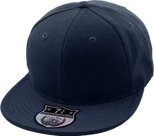Fitted Flat Brim Navy