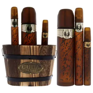 Cuba Cuba Gold For Men 3 Pc Gift Set 3.3oz EDT Spray, 1.17oz EDT Spray, 0.5oz EDT Spray