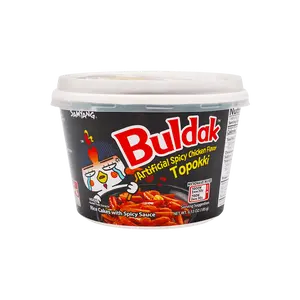 SAMYANG Buldak Hot Chicken Flavor Topokki - Spicy Fried Rice Cakes, Big Bowl, 6.52oz【Trending on TikTok】