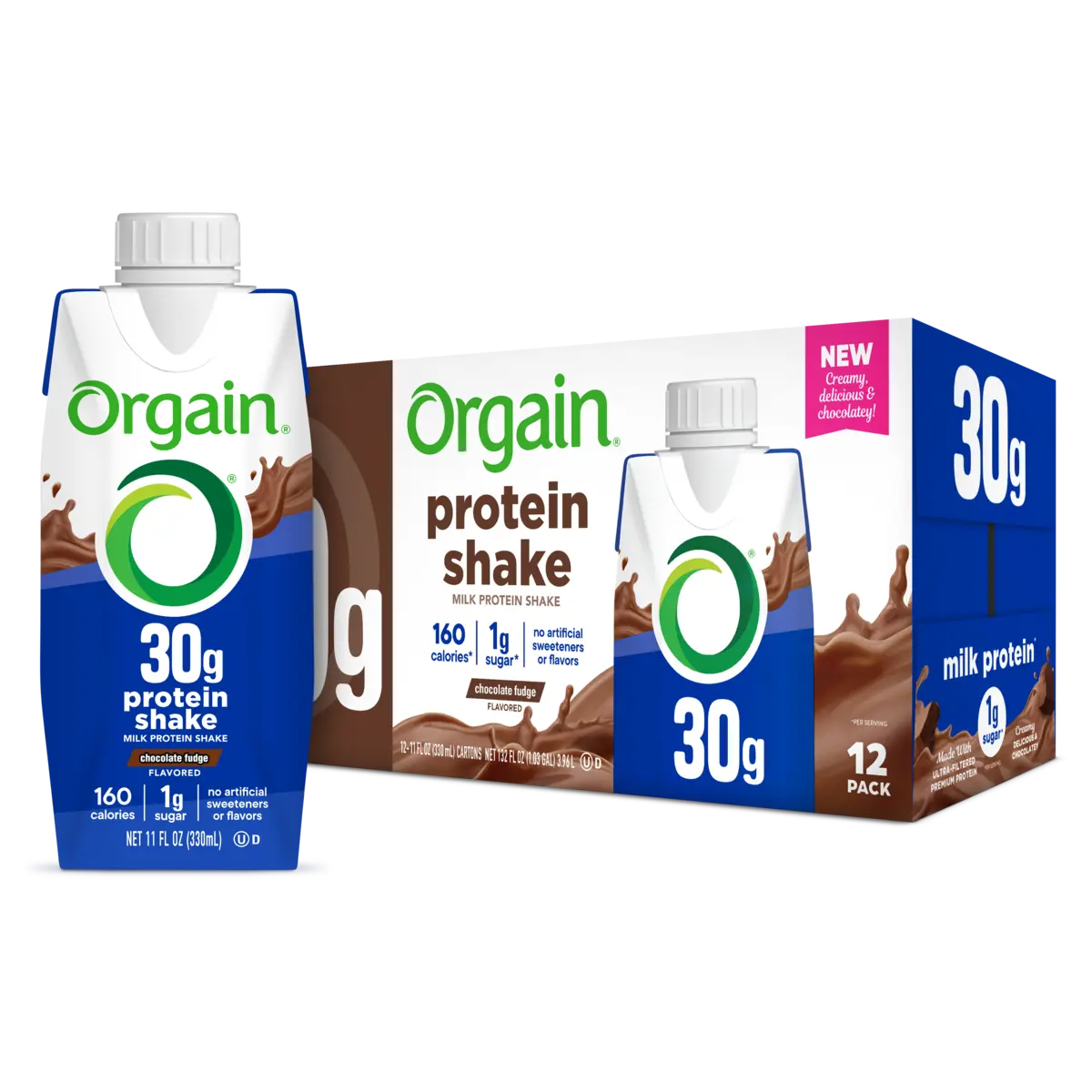 30g Protein Shake - Milk Protein Shake - Chocolate Fudge
