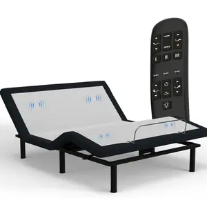 MAXUMAA Adjustable Bed Frame - Sleep System with Dual Massage, Wireless Remote, Anti-Snore, Zero Gravity, Head and Foot Incline, Under Bed Lights, and Dual USB Ports - Easy Assembly Queen/King/Split King/Cal King Split/Split Top King