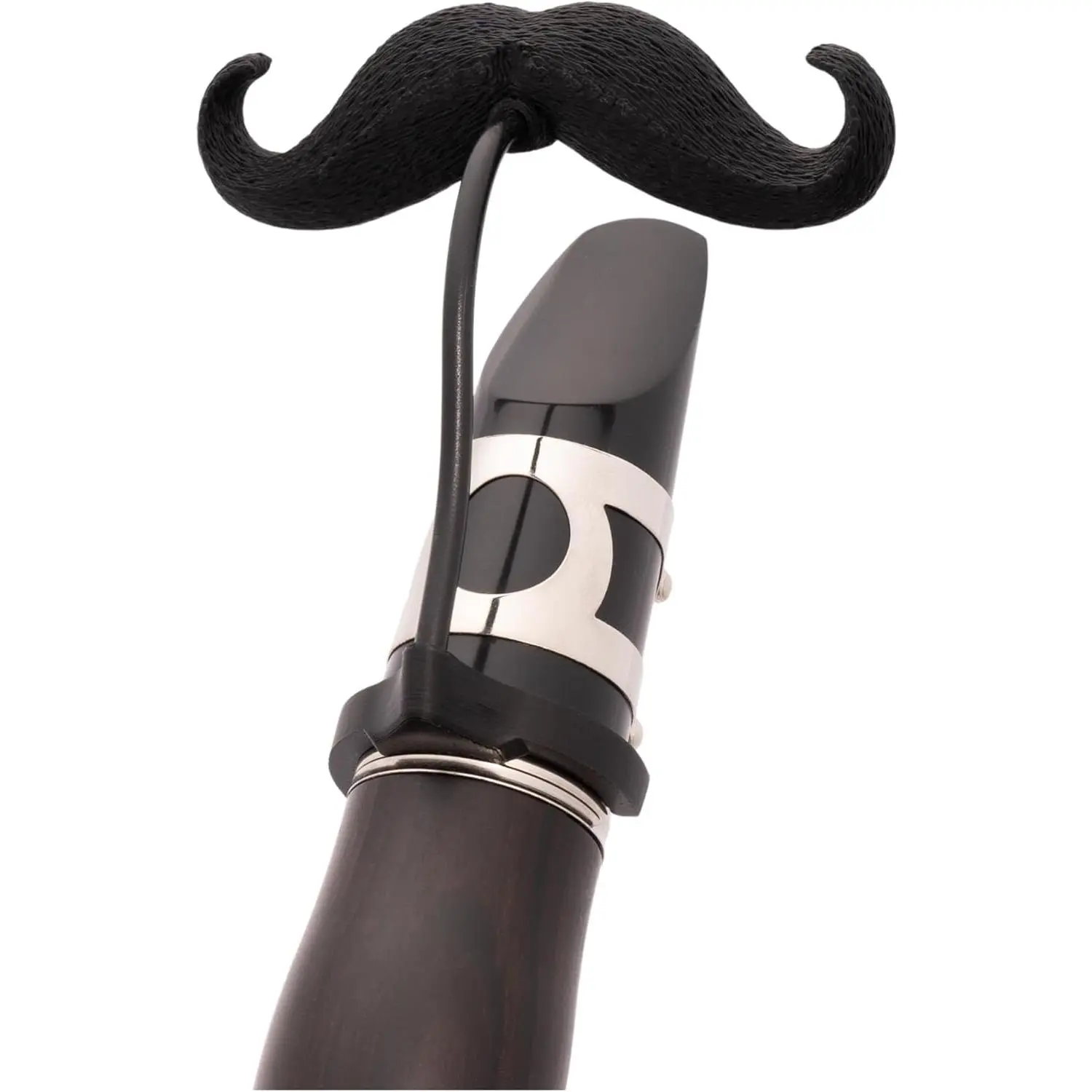 Novelty Clip-On Mustache, Chicago Clarinet Accessory for Transporting, Direct-Attach Music Accessories for Clarinets, All Seasons