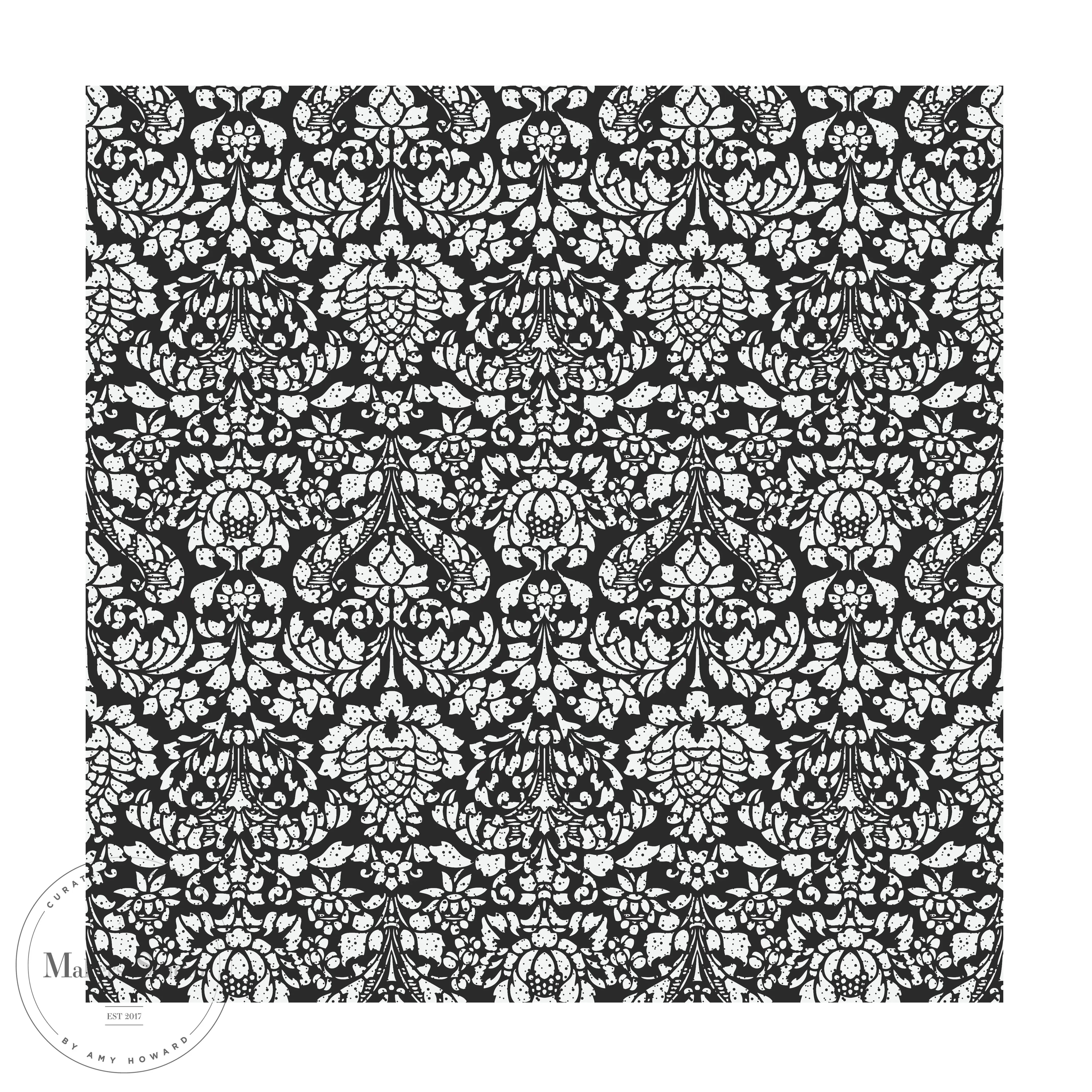 Vintage Damask - Mesh Stencil 12x12