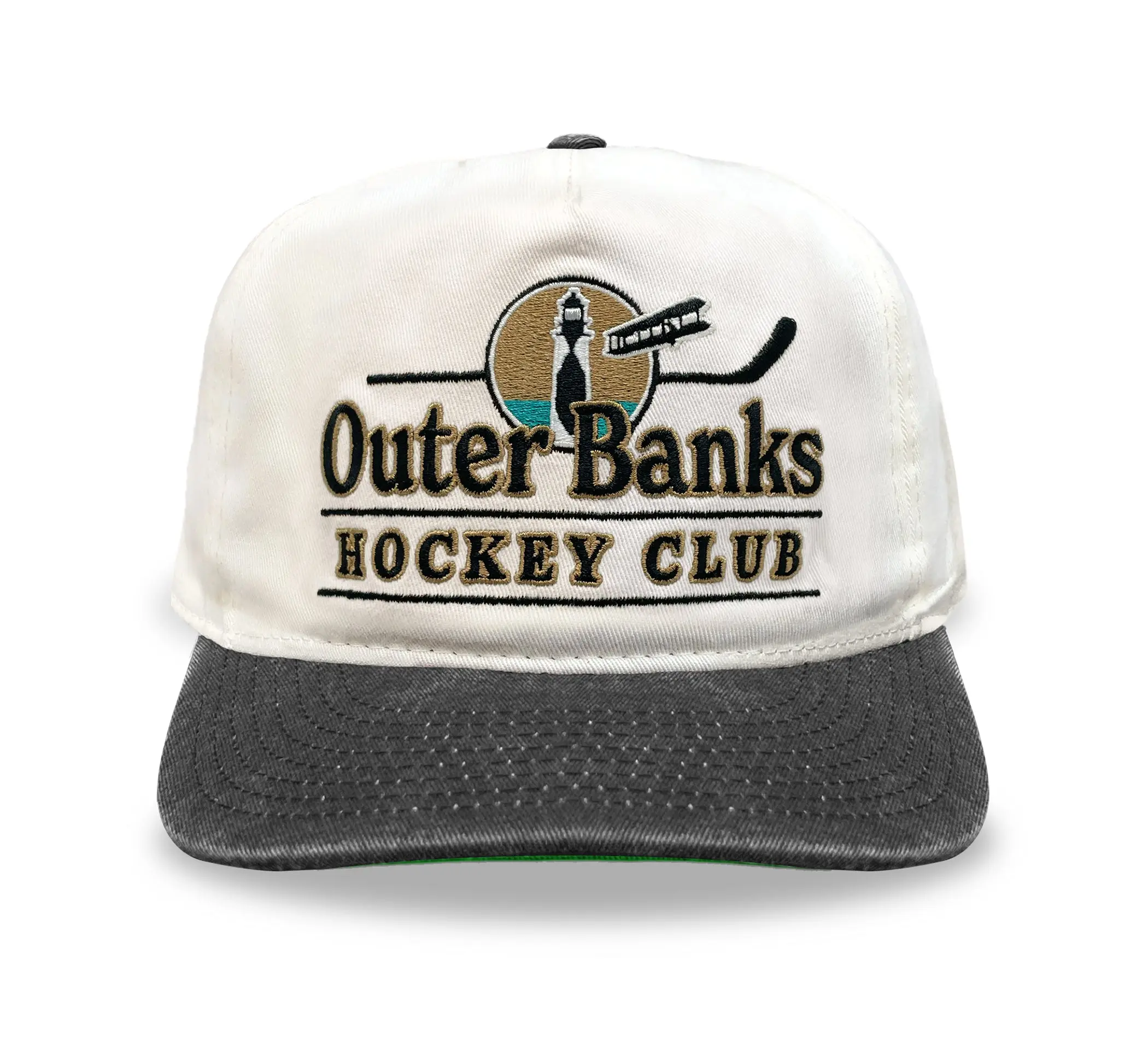 Outer Banks Hockey Club Snapback: Cream